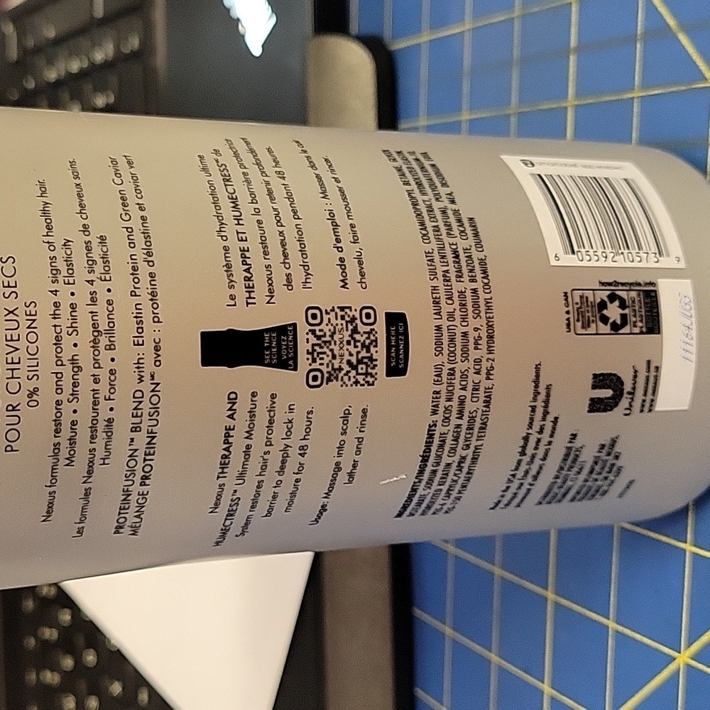 Nexxus Therappe Shampoo 33.8 oz/1.05 qt New Pump Bottle New - Picture 2 of 3